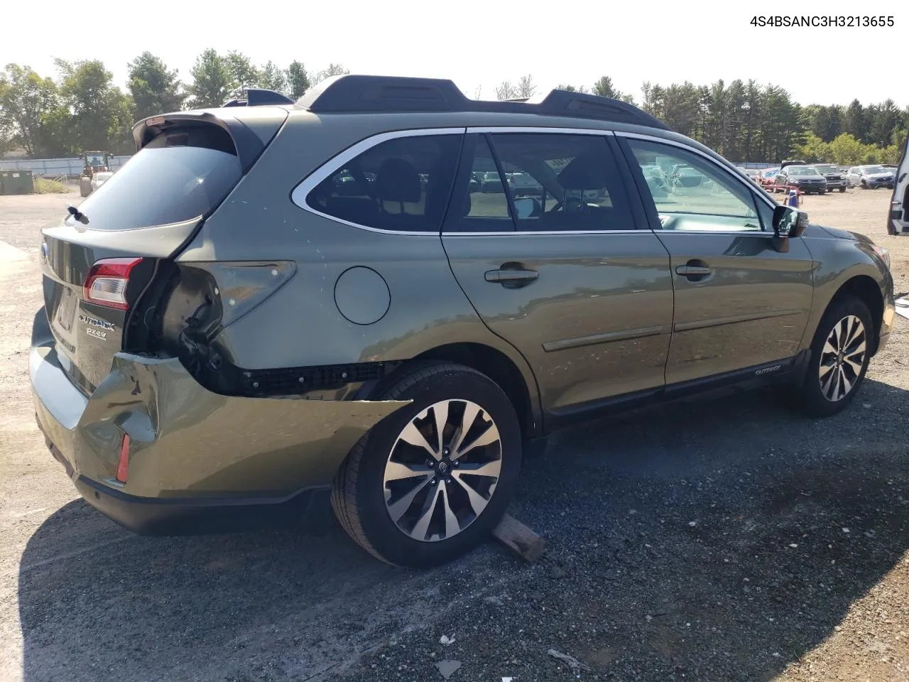 2017 Subaru Outback 2.5I Limited VIN: 4S4BSANC3H3213655 Lot: 70743744