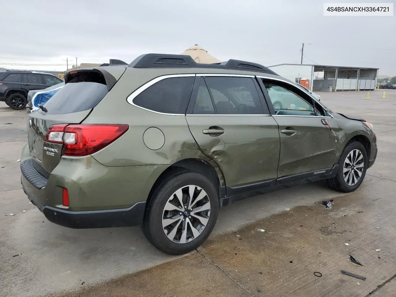 2017 Subaru Outback 2.5I Limited VIN: 4S4BSANCXH3364721 Lot: 70971664