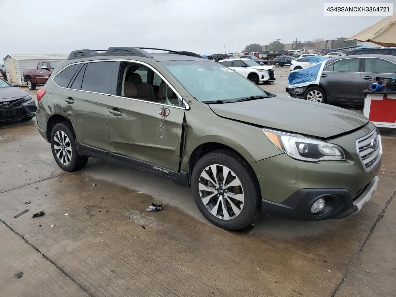 4S4BSANCXH3364721 2017 Subaru Outback 2.5I Limited