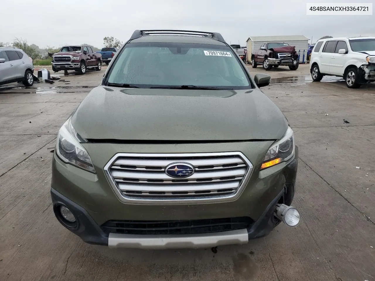 4S4BSANCXH3364721 2017 Subaru Outback 2.5I Limited