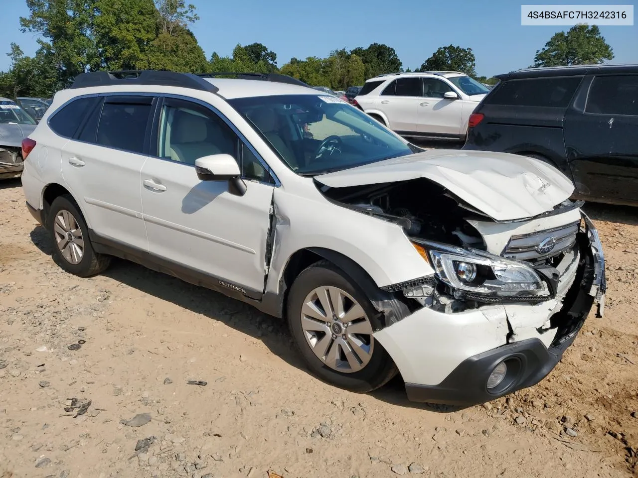 2017 Subaru Outback 2.5I Premium VIN: 4S4BSAFC7H3242316 Lot: 71001784