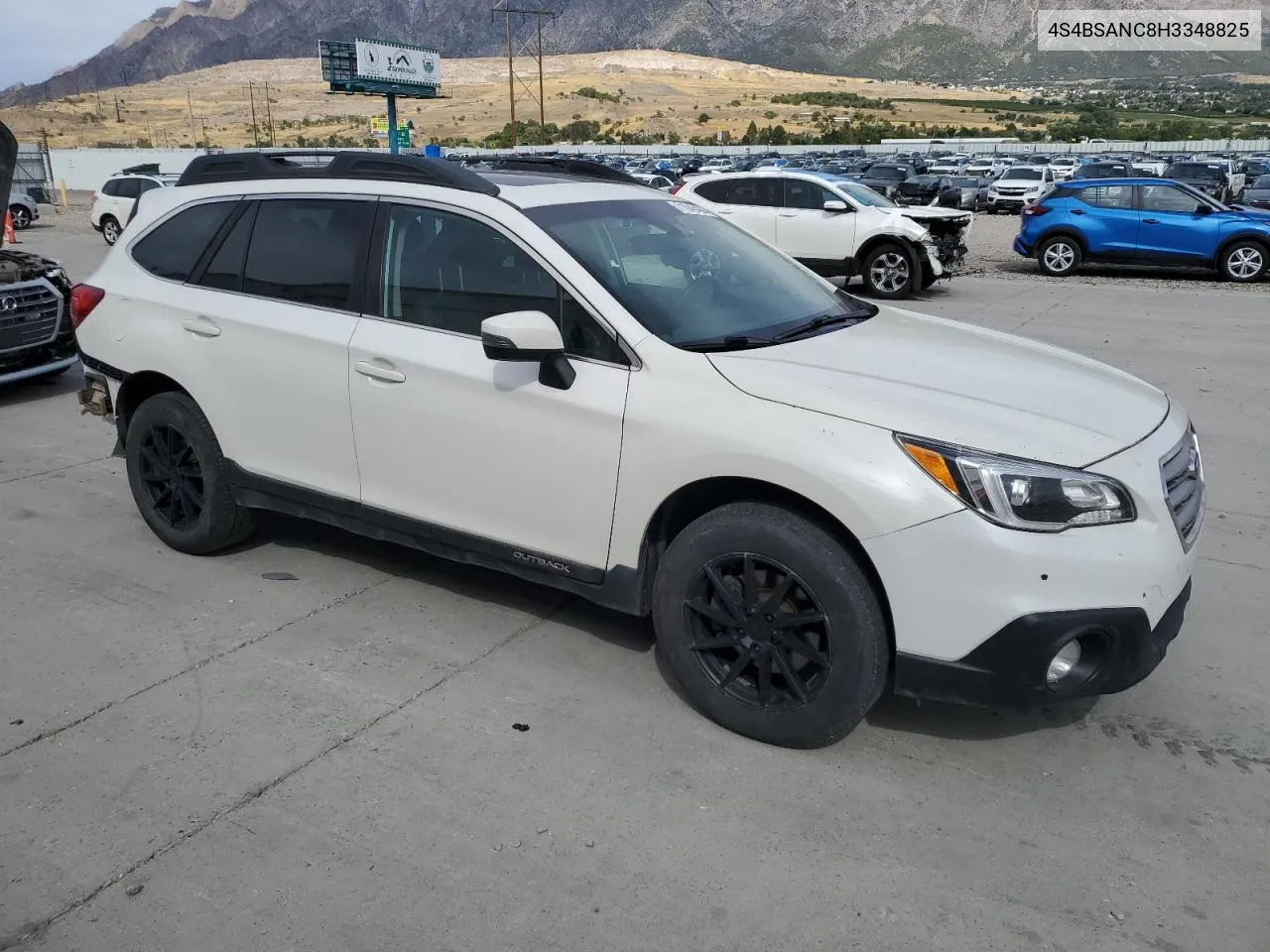 2017 Subaru Outback 2.5I Limited VIN: 4S4BSANC8H3348825 Lot: 71046484