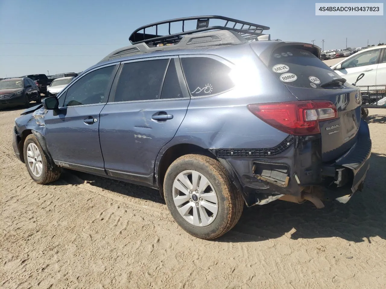 2017 Subaru Outback 2.5I Premium VIN: 4S4BSADC9H3437823 Lot: 71075814