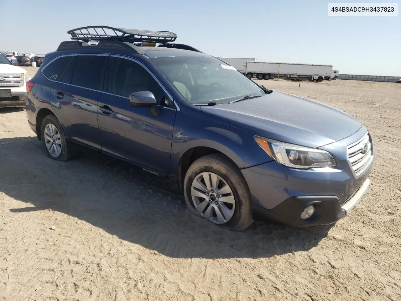 2017 Subaru Outback 2.5I Premium VIN: 4S4BSADC9H3437823 Lot: 71075814