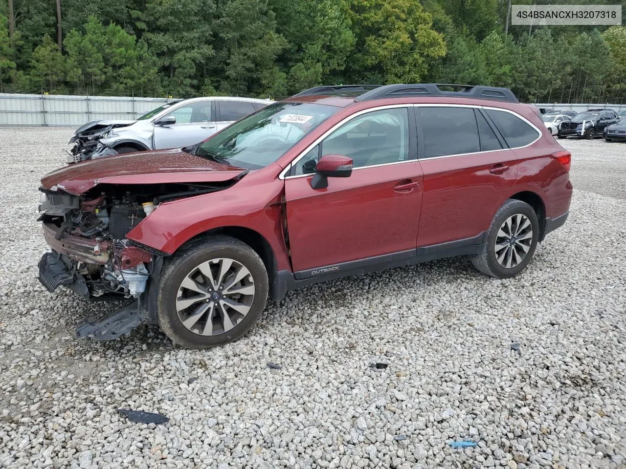 2017 Subaru Outback 2.5I Limited VIN: 4S4BSANCXH3207318 Lot: 71323844