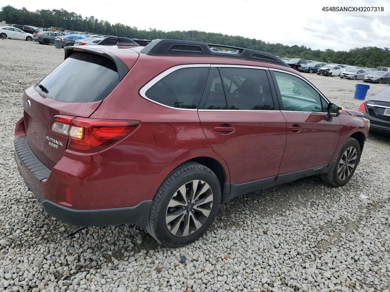 4S4BSANCXH3207318 2017 Subaru Outback 2.5I Limited