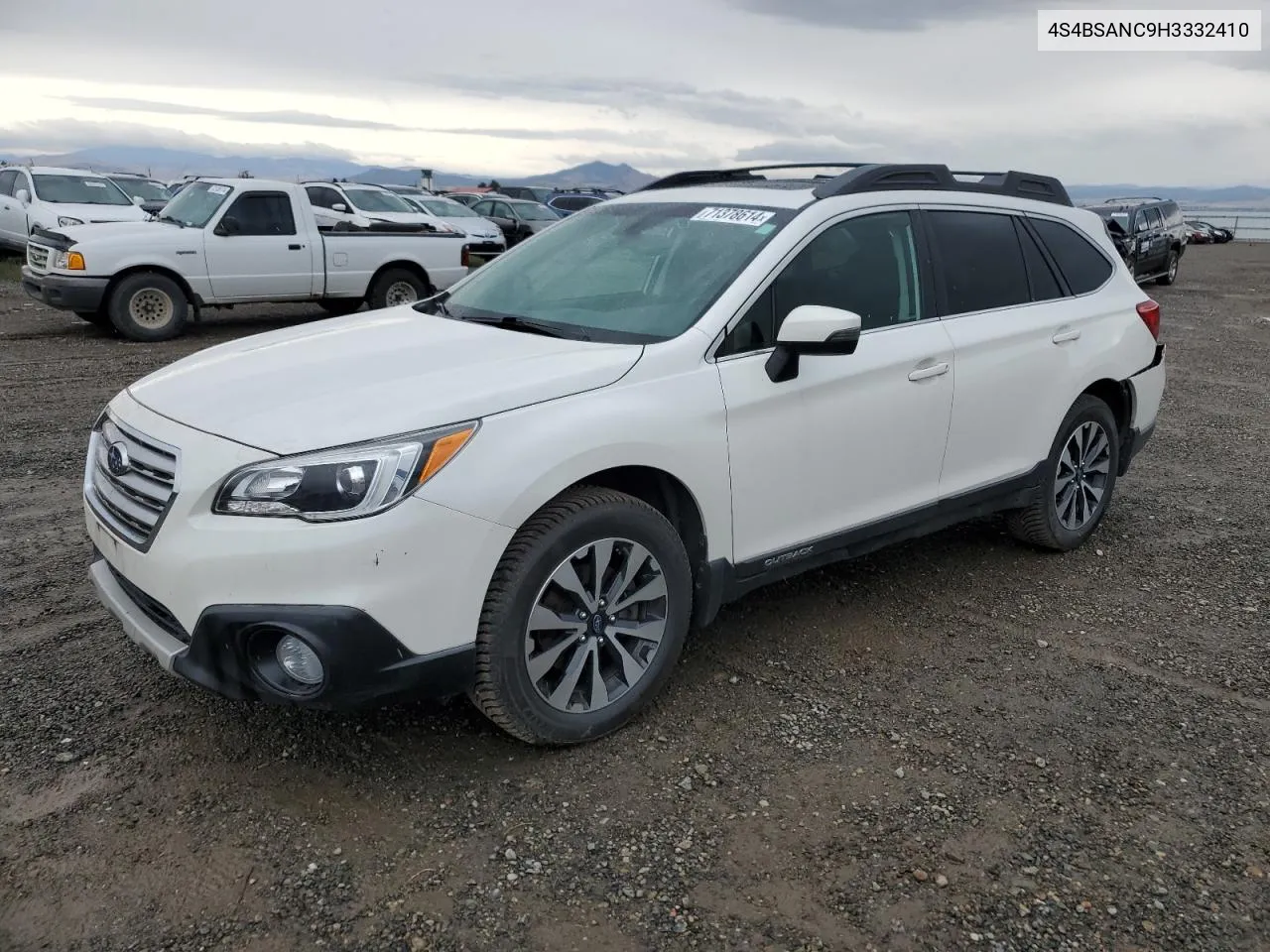 4S4BSANC9H3332410 2017 Subaru Outback 2.5I Limited