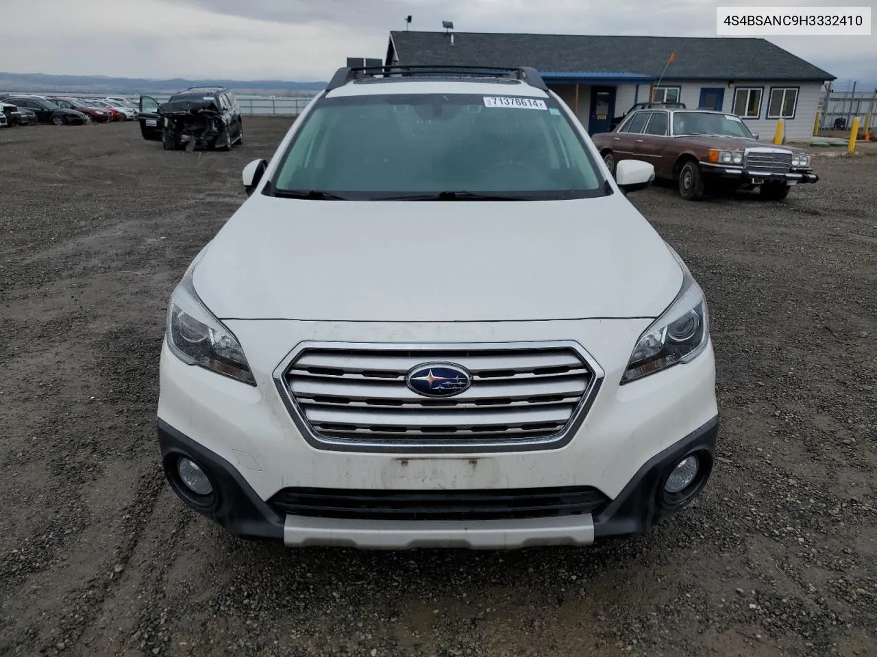 2017 Subaru Outback 2.5I Limited VIN: 4S4BSANC9H3332410 Lot: 71378614