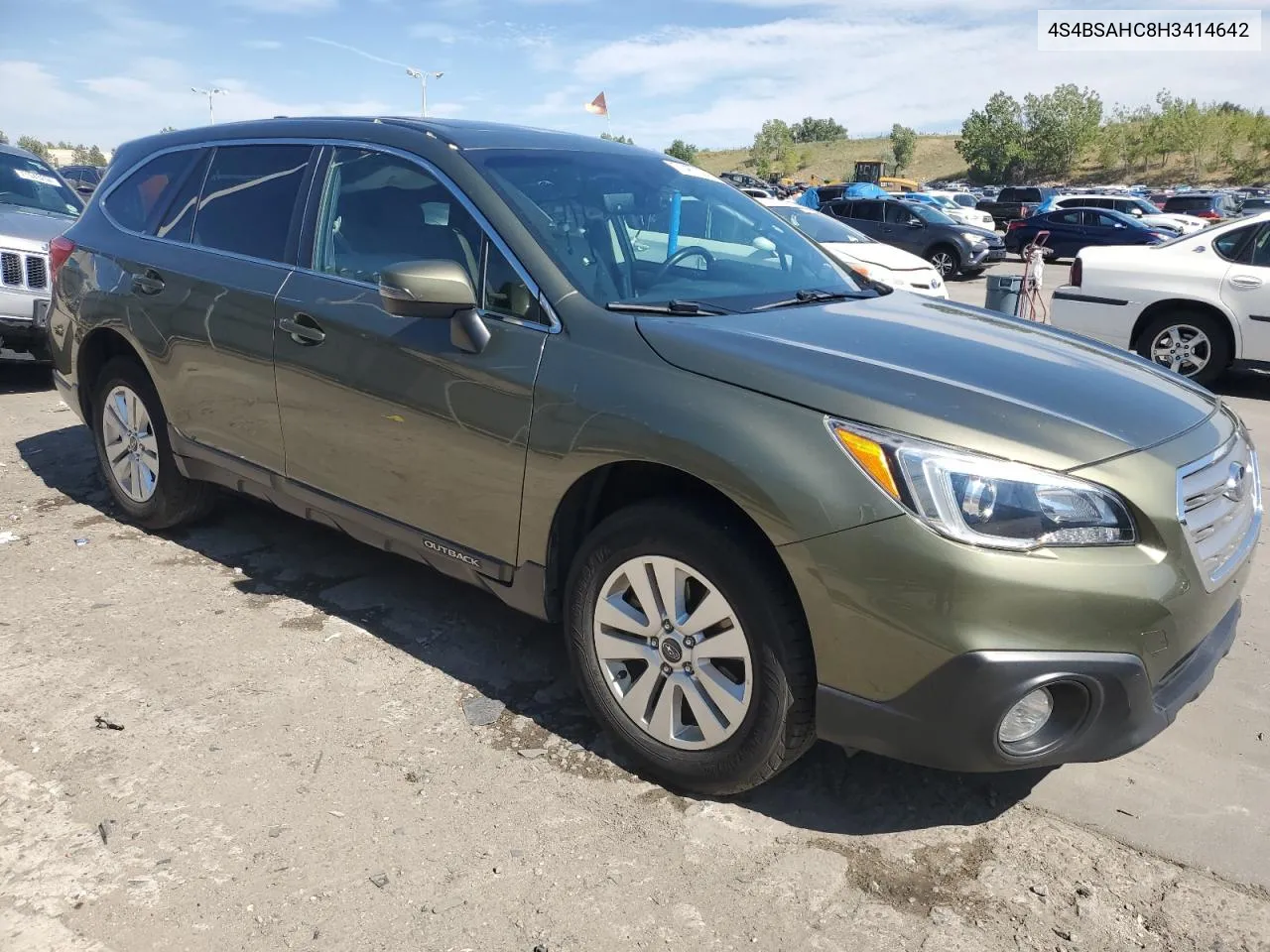 2017 Subaru Outback 2.5I Premium VIN: 4S4BSAHC8H3414642 Lot: 71467384