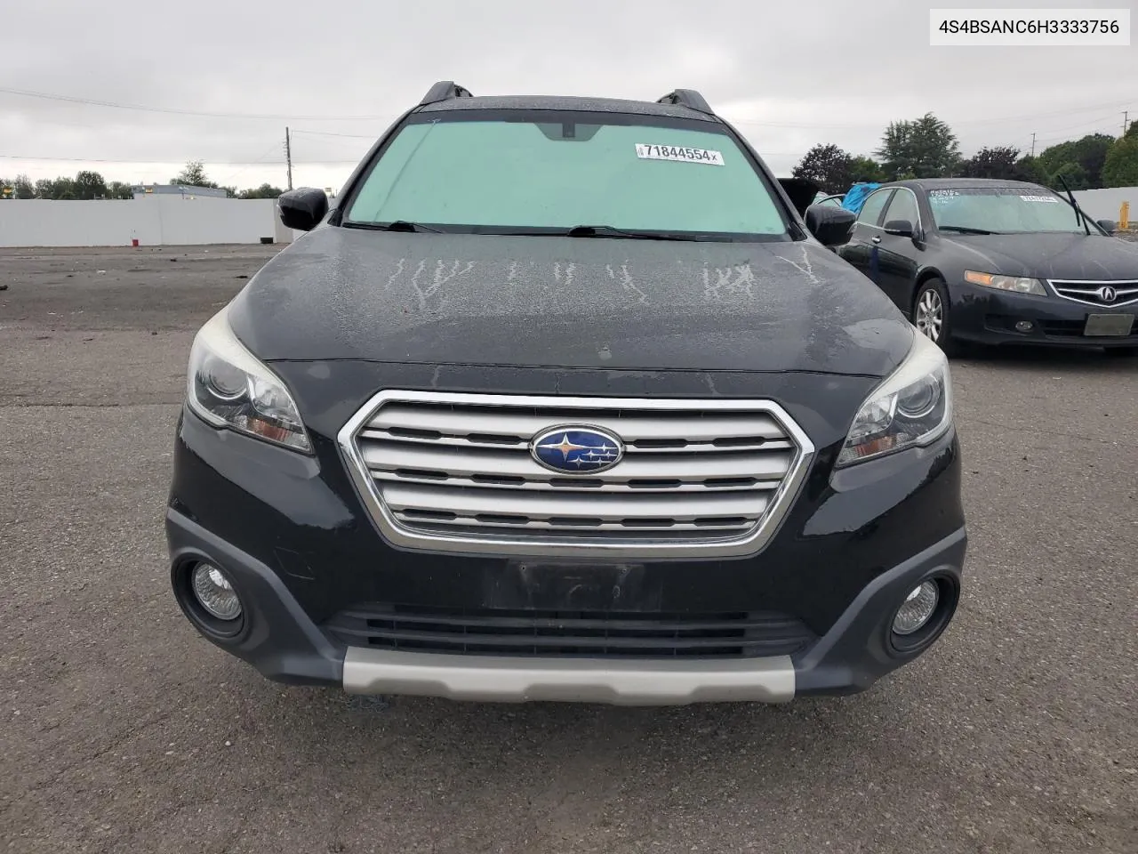 2017 Subaru Outback 2.5I Limited VIN: 4S4BSANC6H3333756 Lot: 71844554