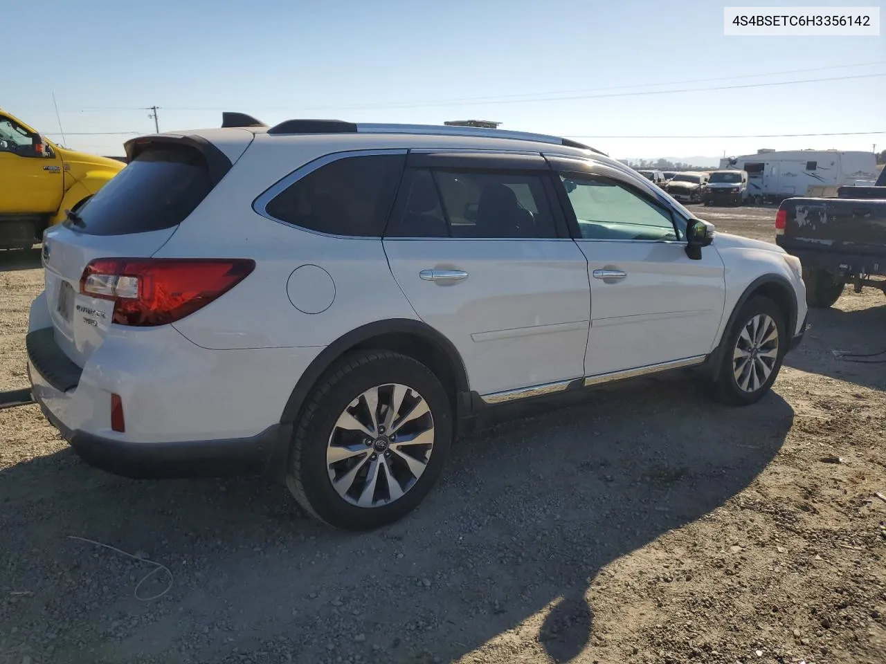 2017 Subaru Outback Touring VIN: 4S4BSETC6H3356142 Lot: 72467514