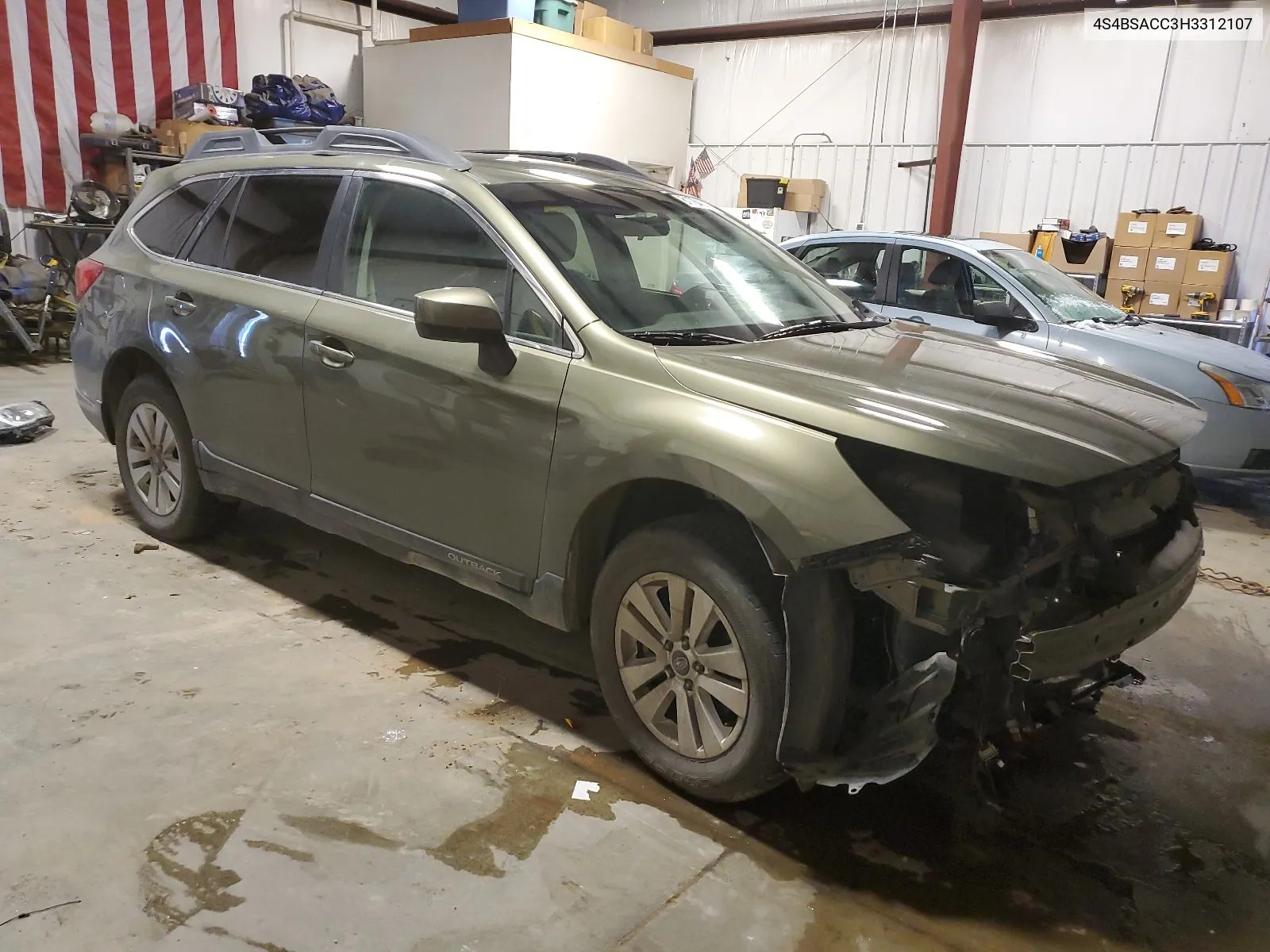 2017 Subaru Outback 2.5I Premium VIN: 4S4BSACC3H3312107 Lot: 81784073