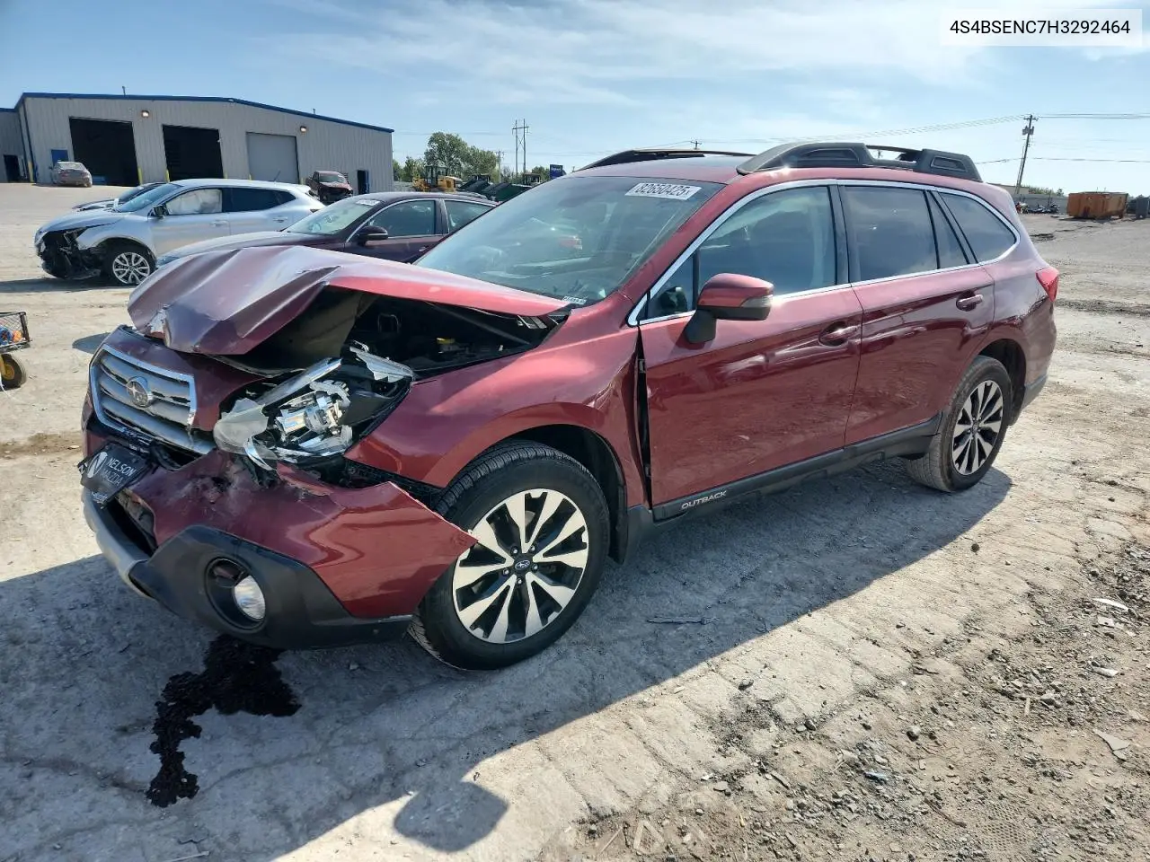 4S4BSENC7H3292464 2017 Subaru Outback 3.6R Limited