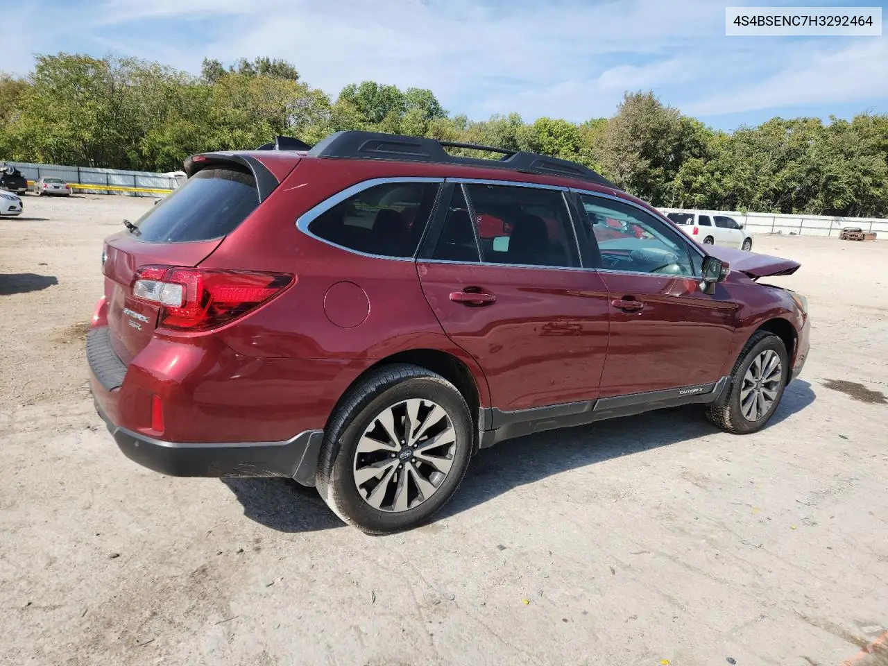 4S4BSENC7H3292464 2017 Subaru Outback 3.6R Limited