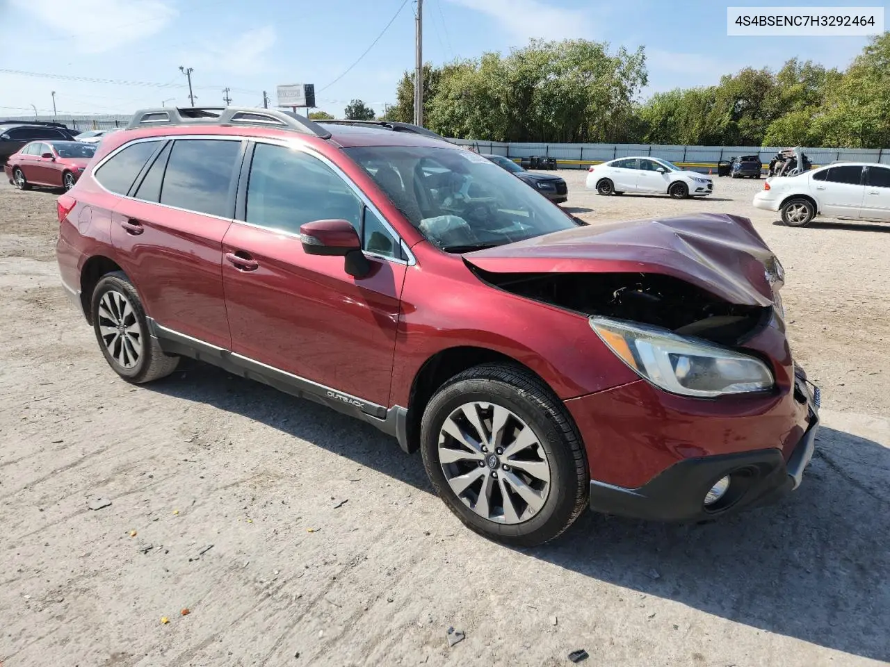 4S4BSENC7H3292464 2017 Subaru Outback 3.6R Limited