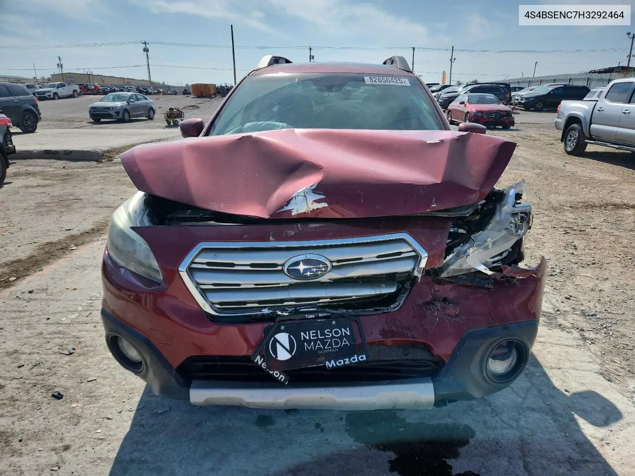 4S4BSENC7H3292464 2017 Subaru Outback 3.6R Limited