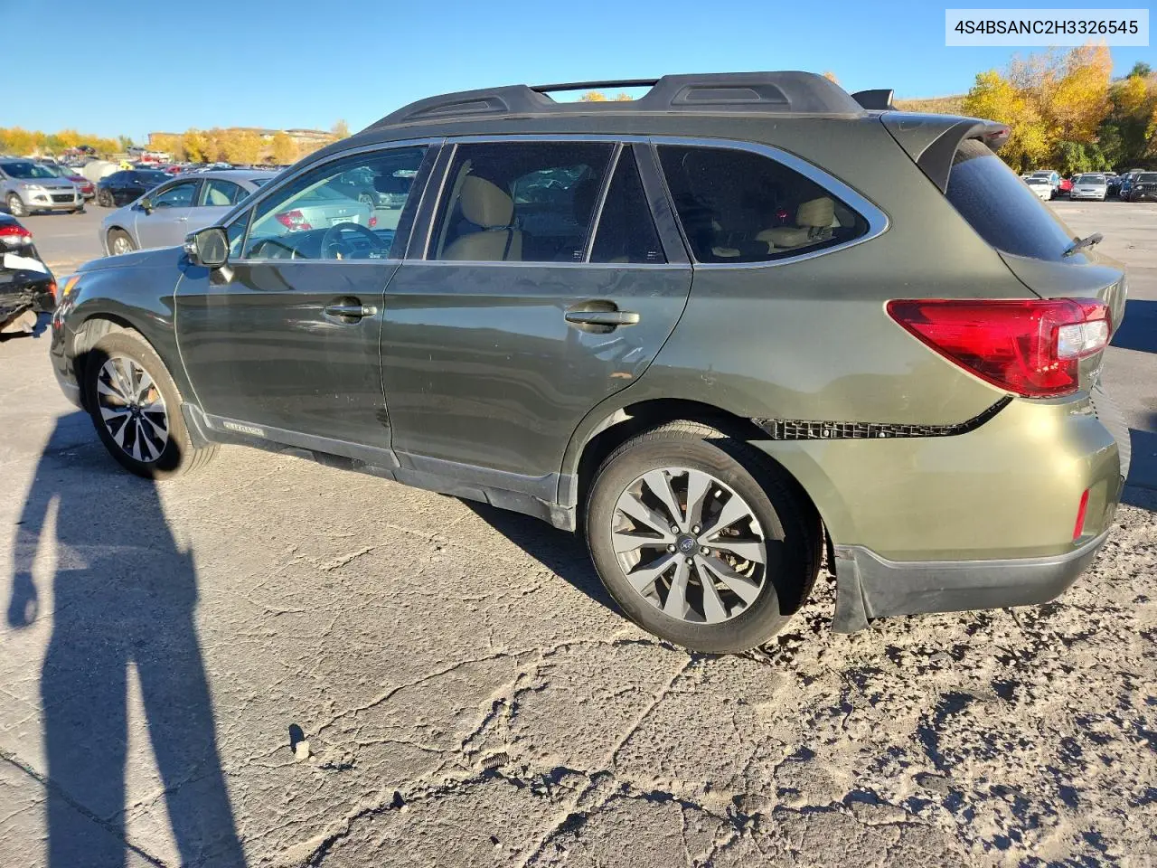 4S4BSANC2H3326545 2017 Subaru Outback 2.5I Limited