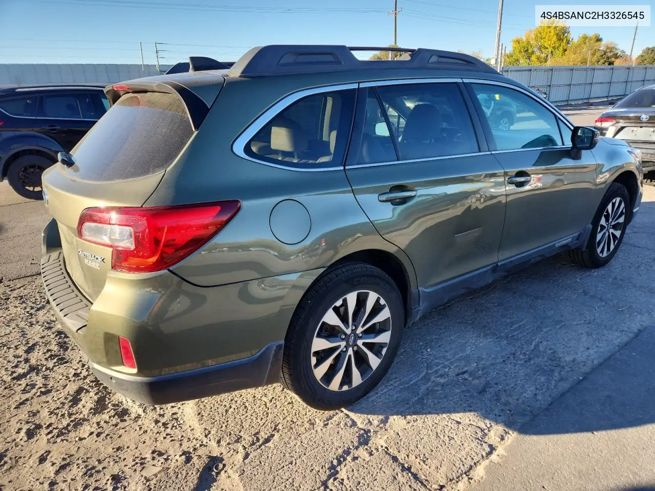 4S4BSANC2H3326545 2017 Subaru Outback 2.5I Limited