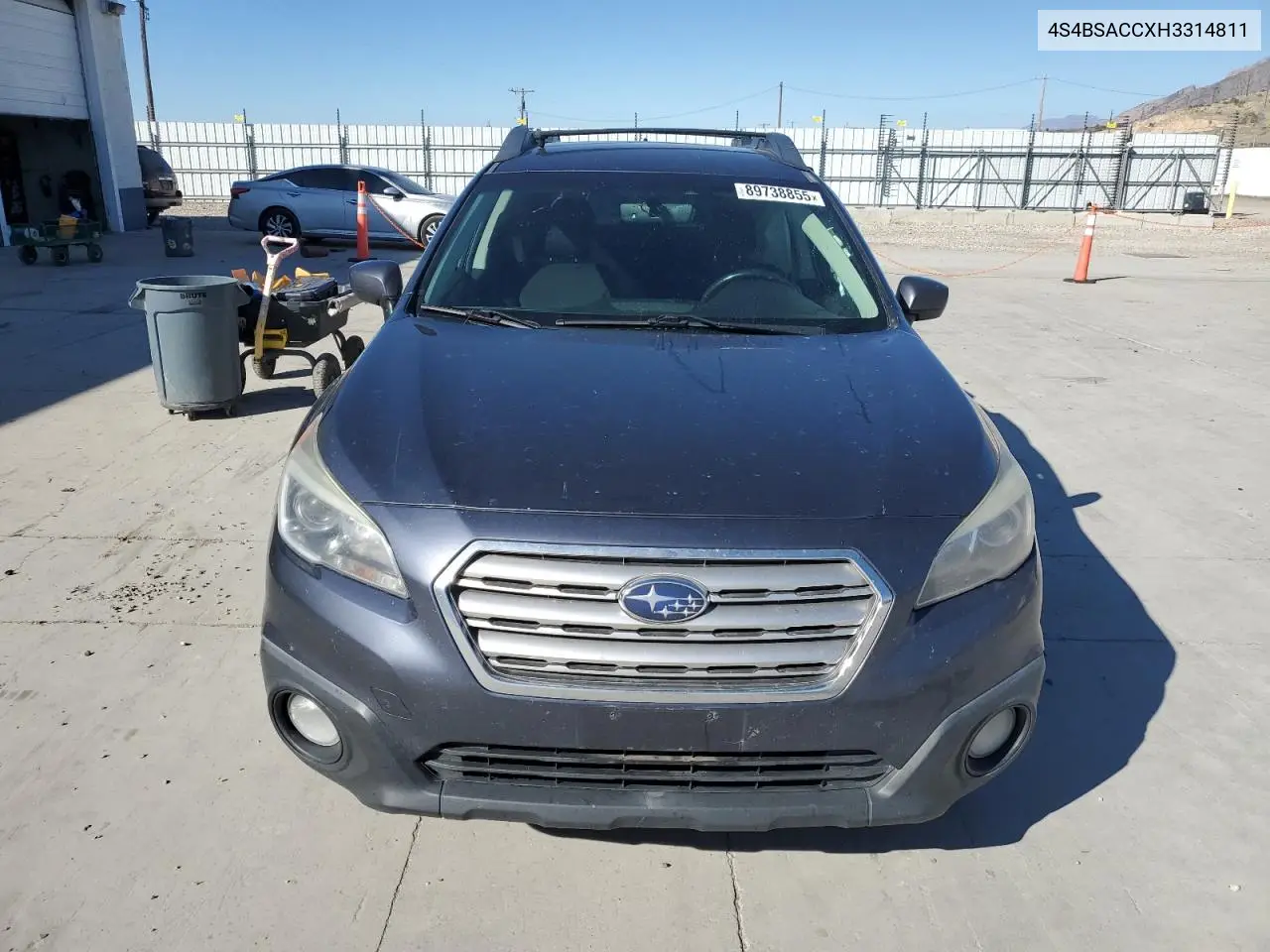 4S4BSACCXH3314811 2017 Subaru Outback 2.5I Premium