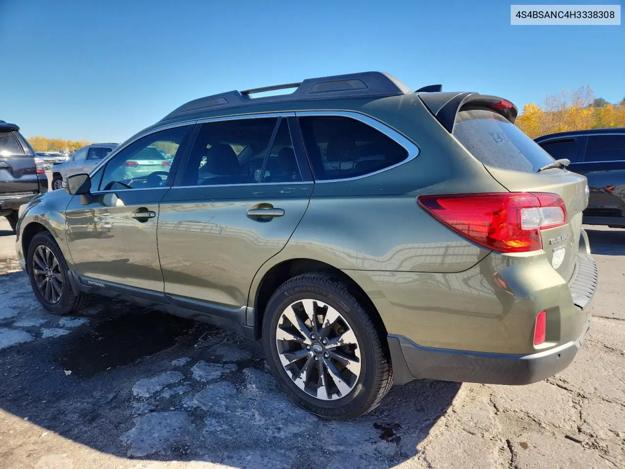 4S4BSANC4H3338308 2017 Subaru Outback 2.5I Limited