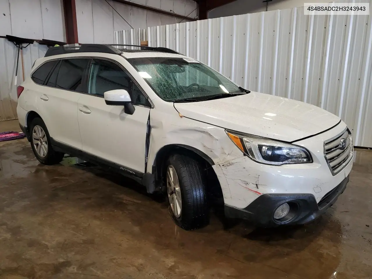 4S4BSADC2H3243943 2017 Subaru Outback 2.5I Premium