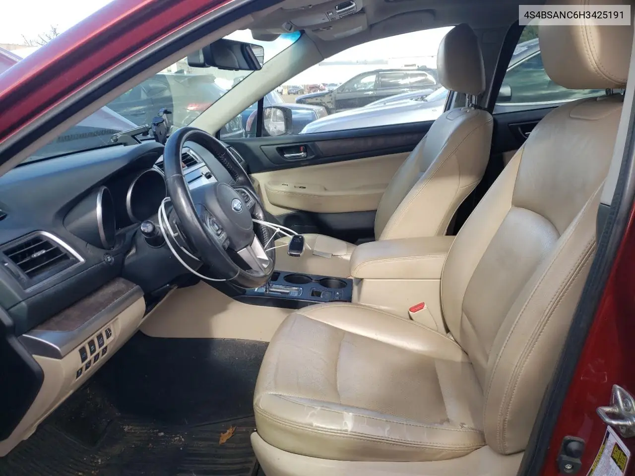 4S4BSANC6H3425191 2017 Subaru Outback 2.5I Limited