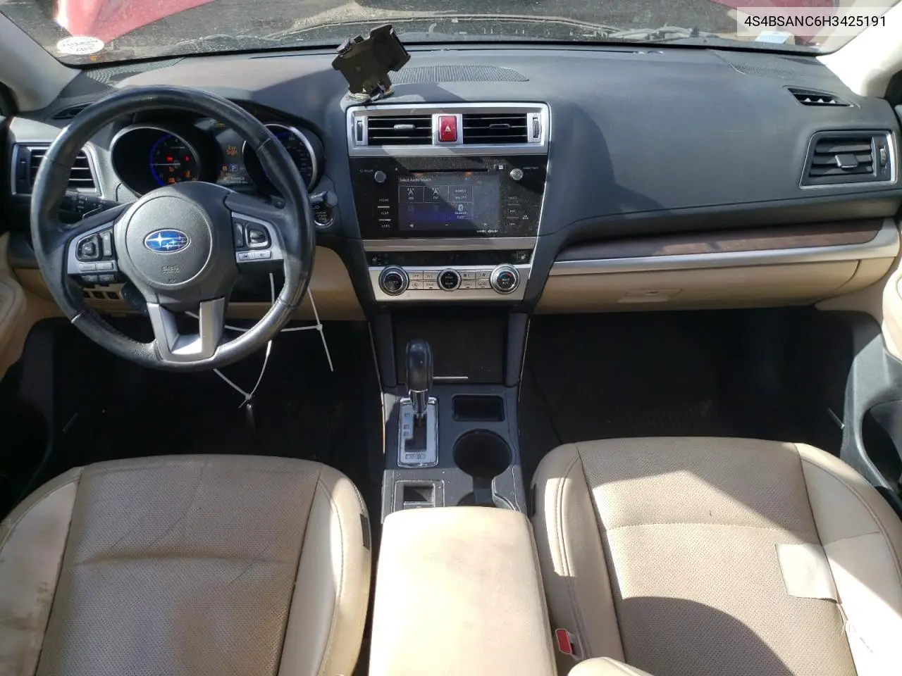 4S4BSANC6H3425191 2017 Subaru Outback 2.5I Limited