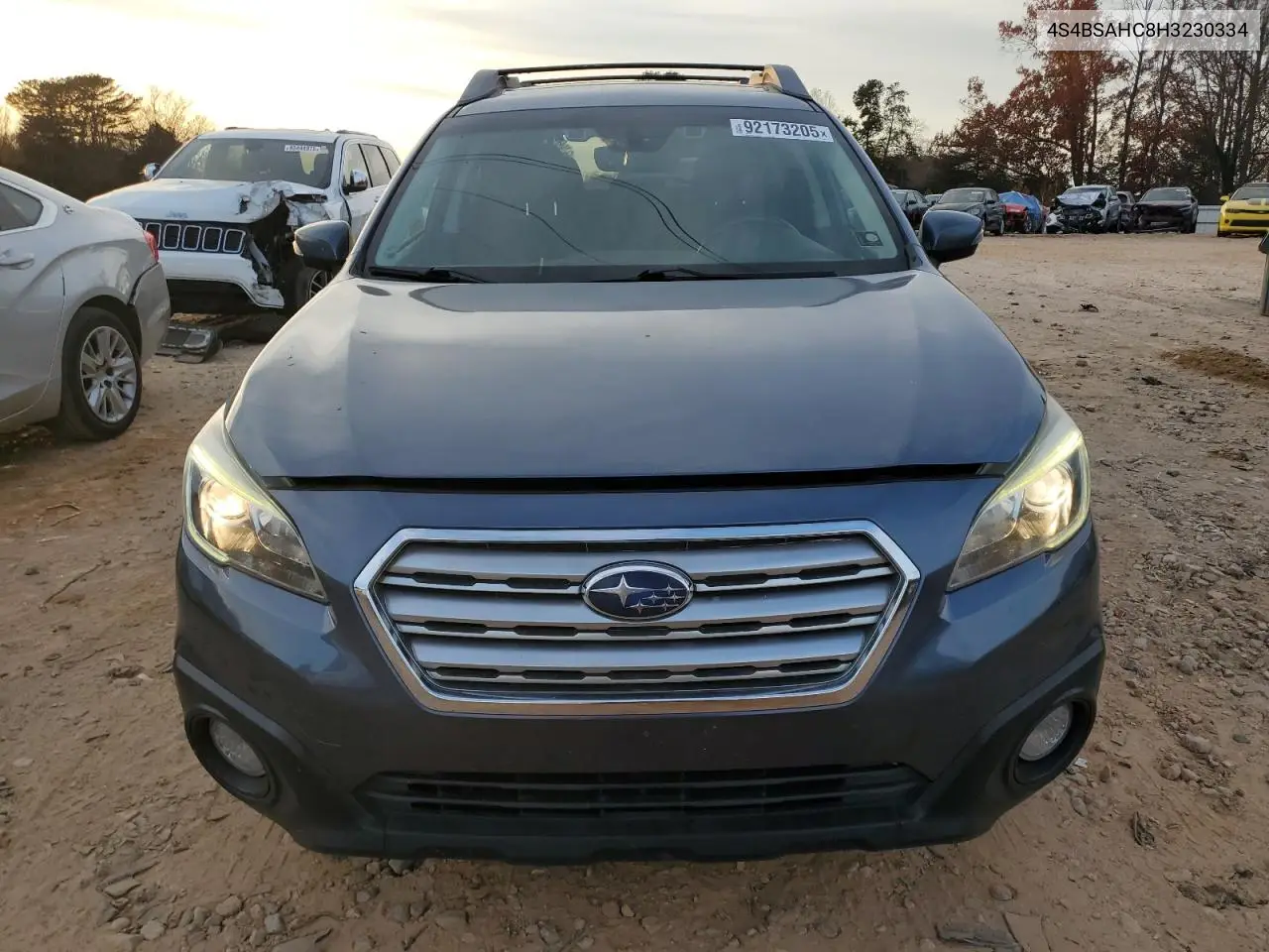 4S4BSAHC8H3230334 2017 Subaru Outback 2.5I Premium
