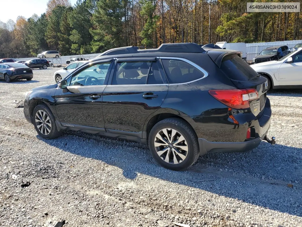 4S4BSANC3H3389024 2017 Subaru Outback 2.5I Limited