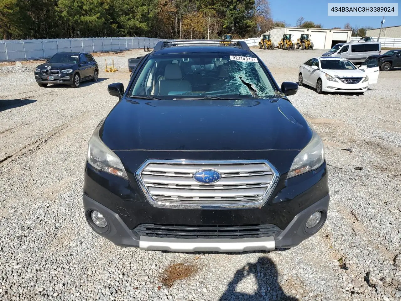 4S4BSANC3H3389024 2017 Subaru Outback 2.5I Limited