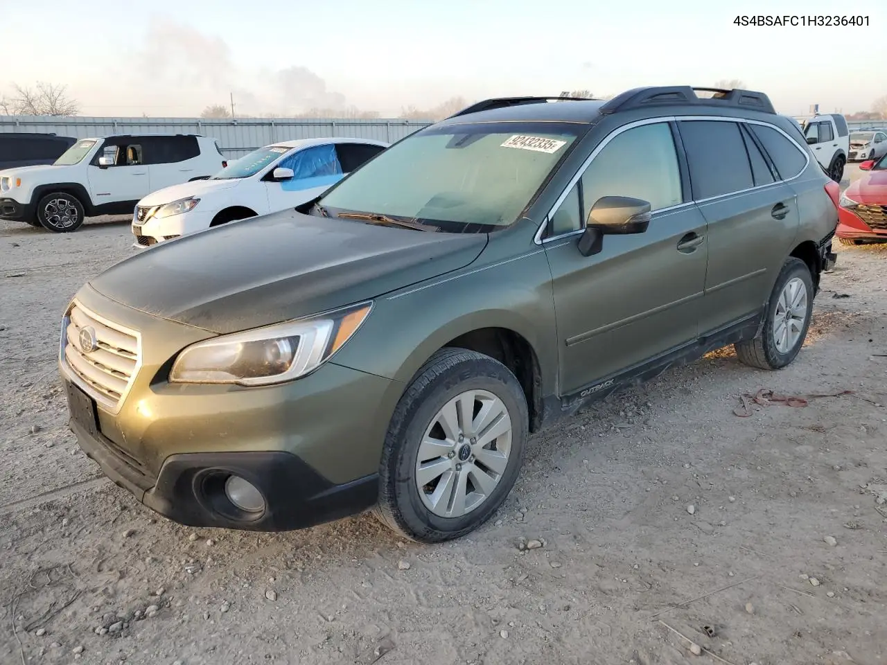 4S4BSAFC1H3236401 2017 Subaru Outback 2.5I Premium