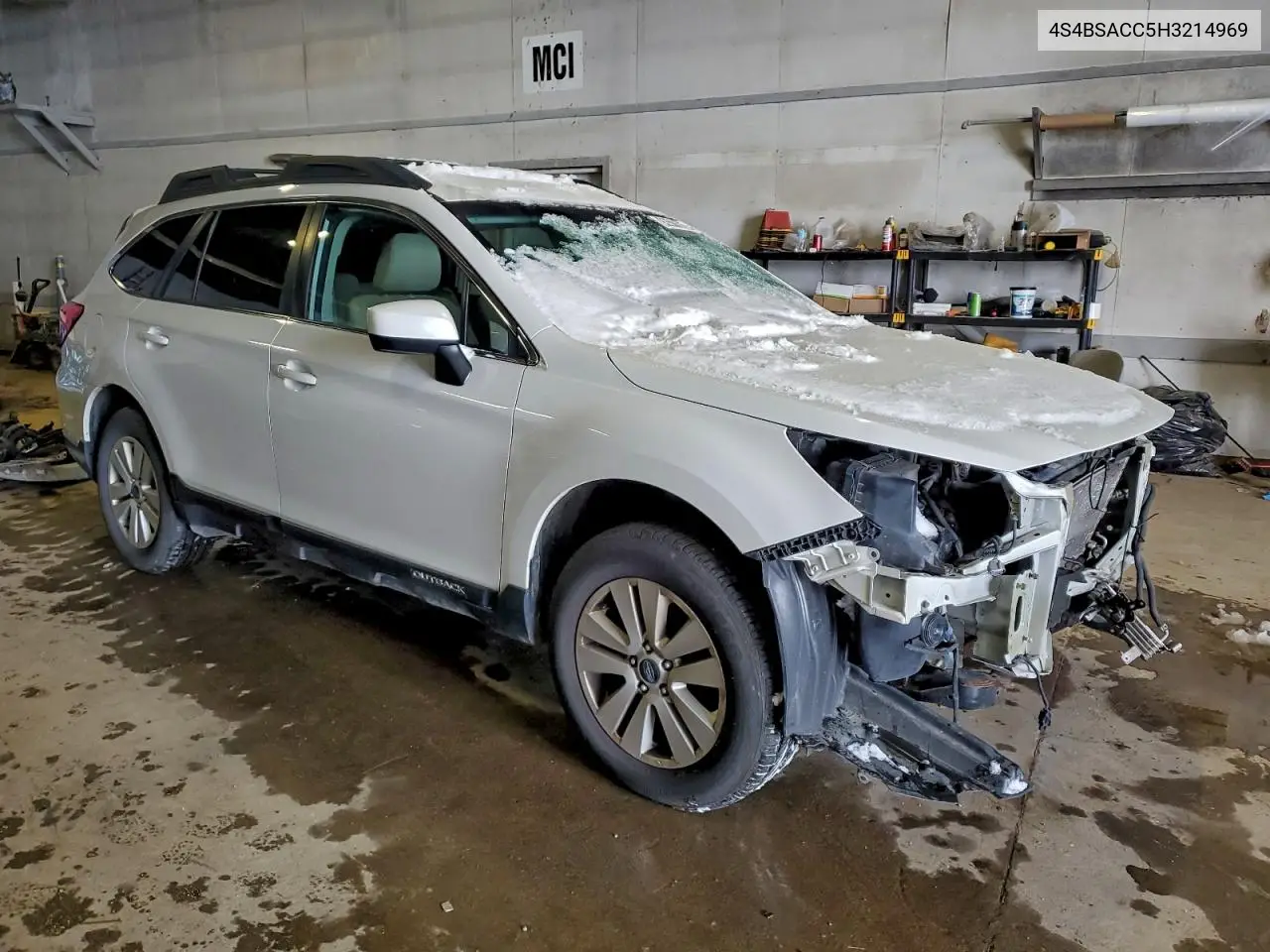 4S4BSACC5H3214969 2017 Subaru Outback 2.5I Premium