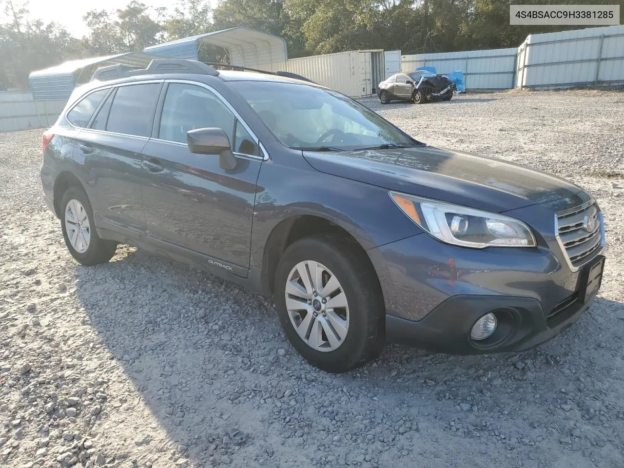 4S4BSACC9H3381285 2017 Subaru Outback 2.5I Premium