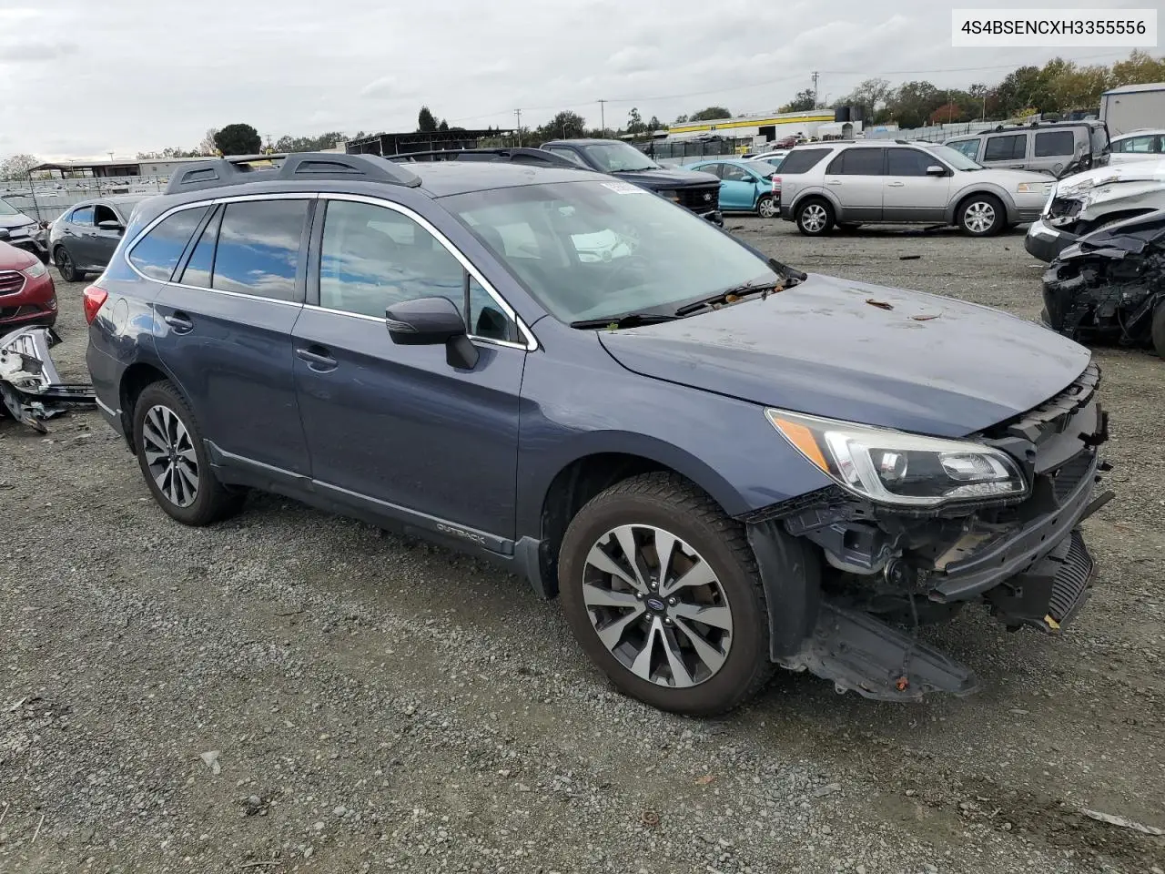 4S4BSENCXH3355556 2017 Subaru Outback 3.6R Limited