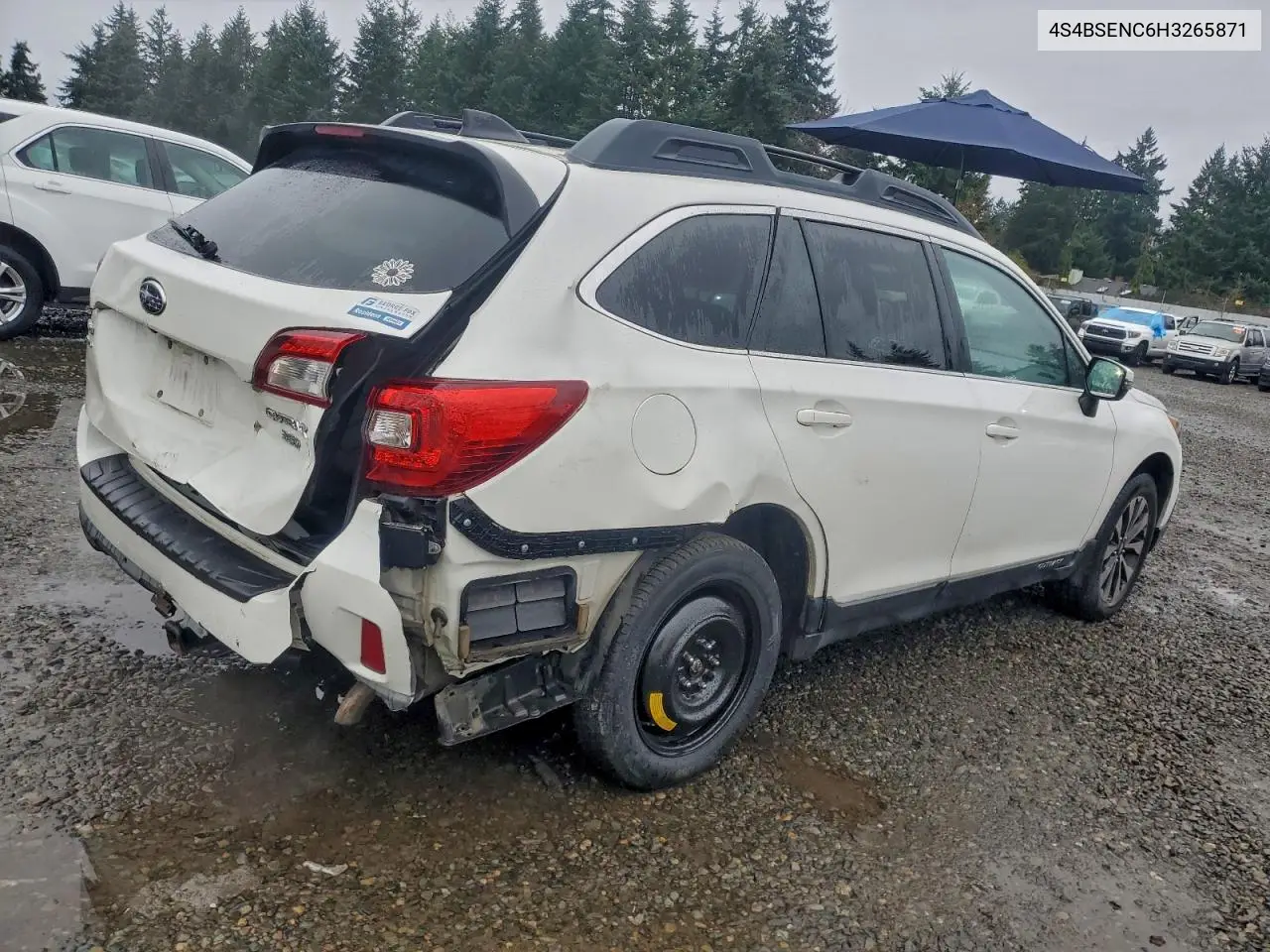 4S4BSENC6H3265871 2017 Subaru Outback 3.6R Limited