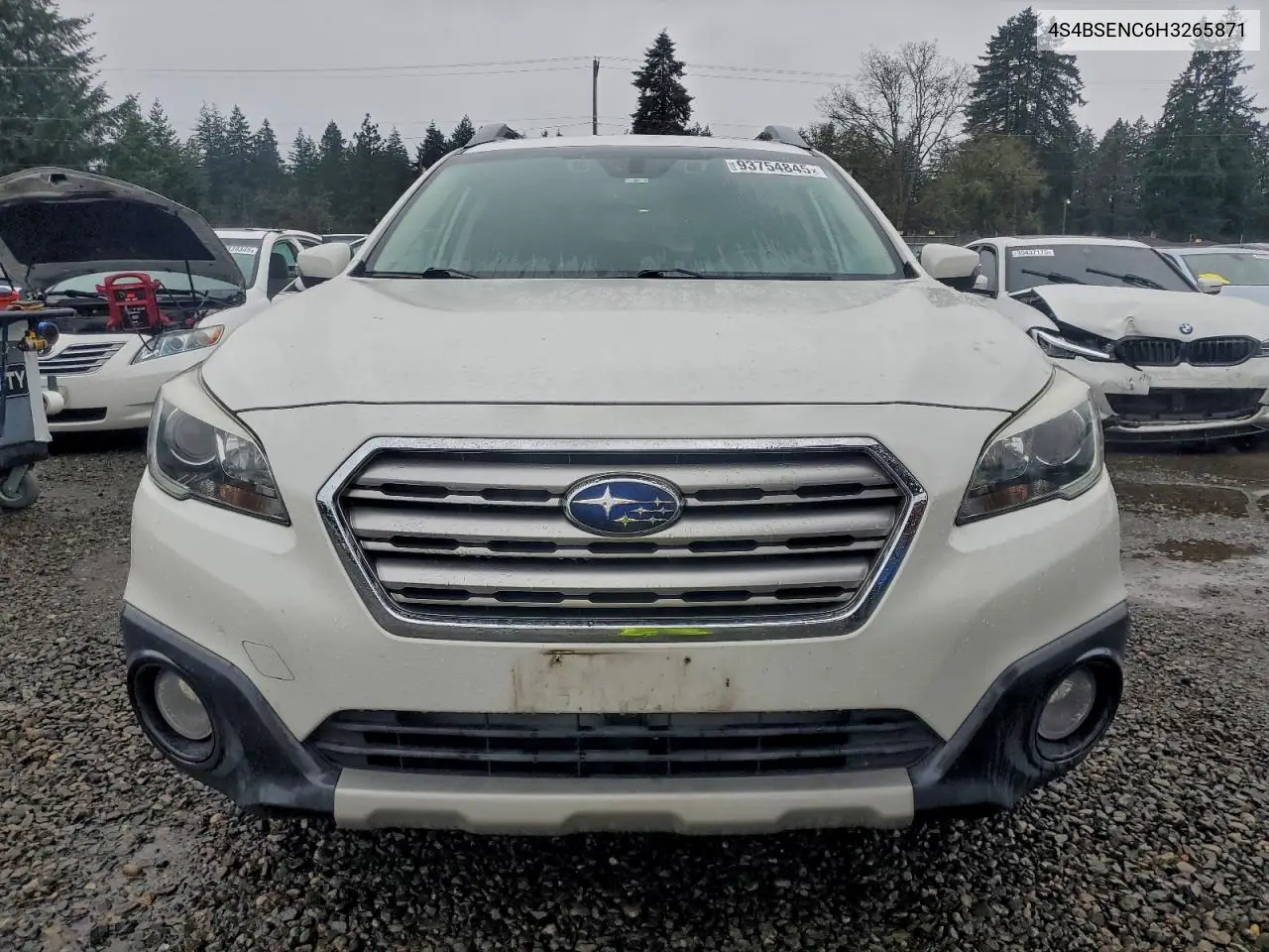 4S4BSENC6H3265871 2017 Subaru Outback 3.6R Limited