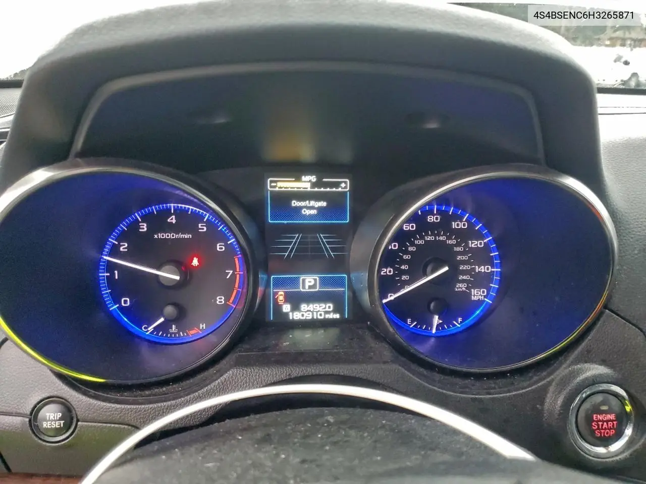 4S4BSENC6H3265871 2017 Subaru Outback 3.6R Limited