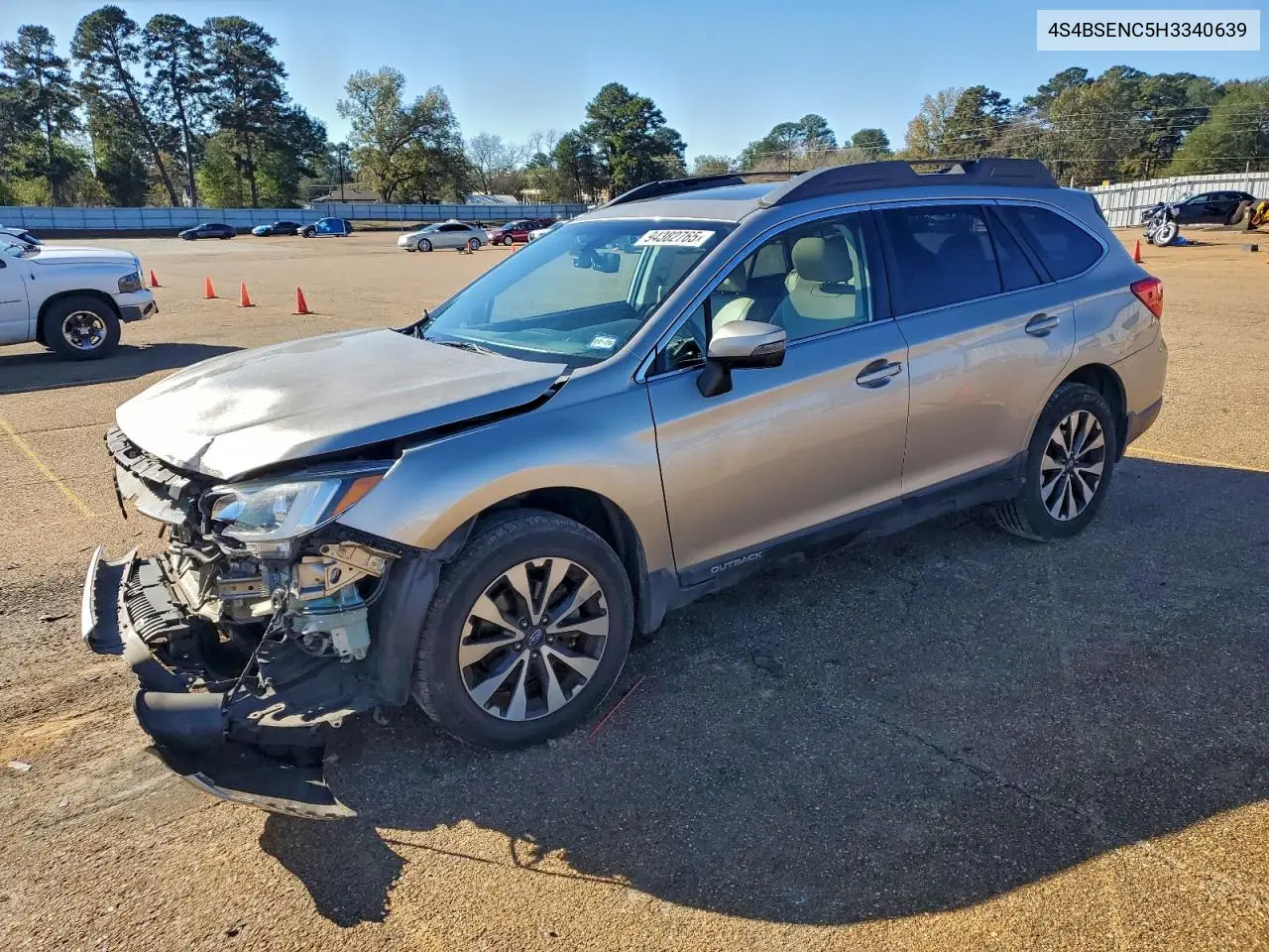 4S4BSENC5H3340639 2017 Subaru Outback 3.6R Limited