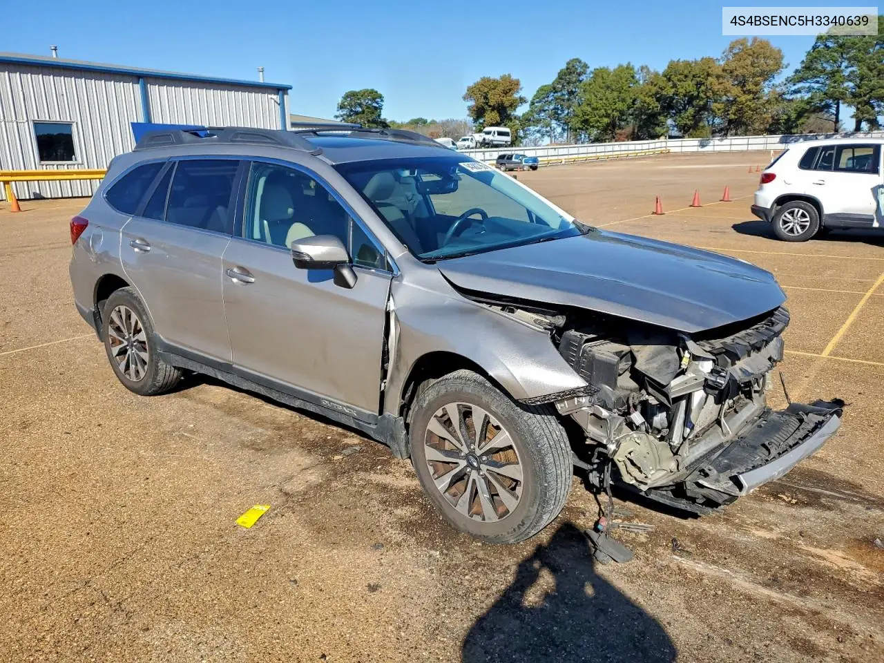 4S4BSENC5H3340639 2017 Subaru Outback 3.6R Limited