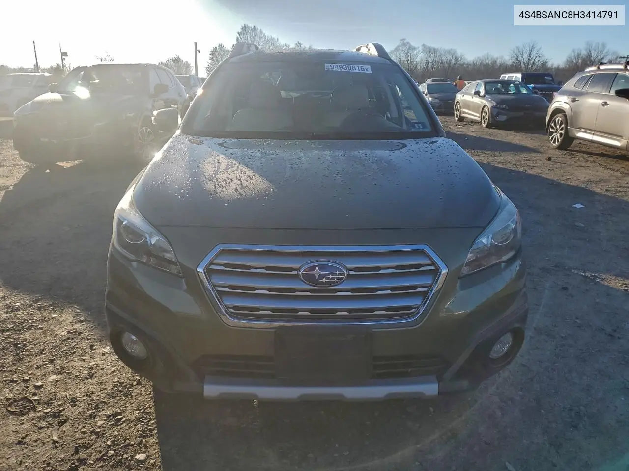 4S4BSANC8H3414791 2017 Subaru Outback 2.5I Limited