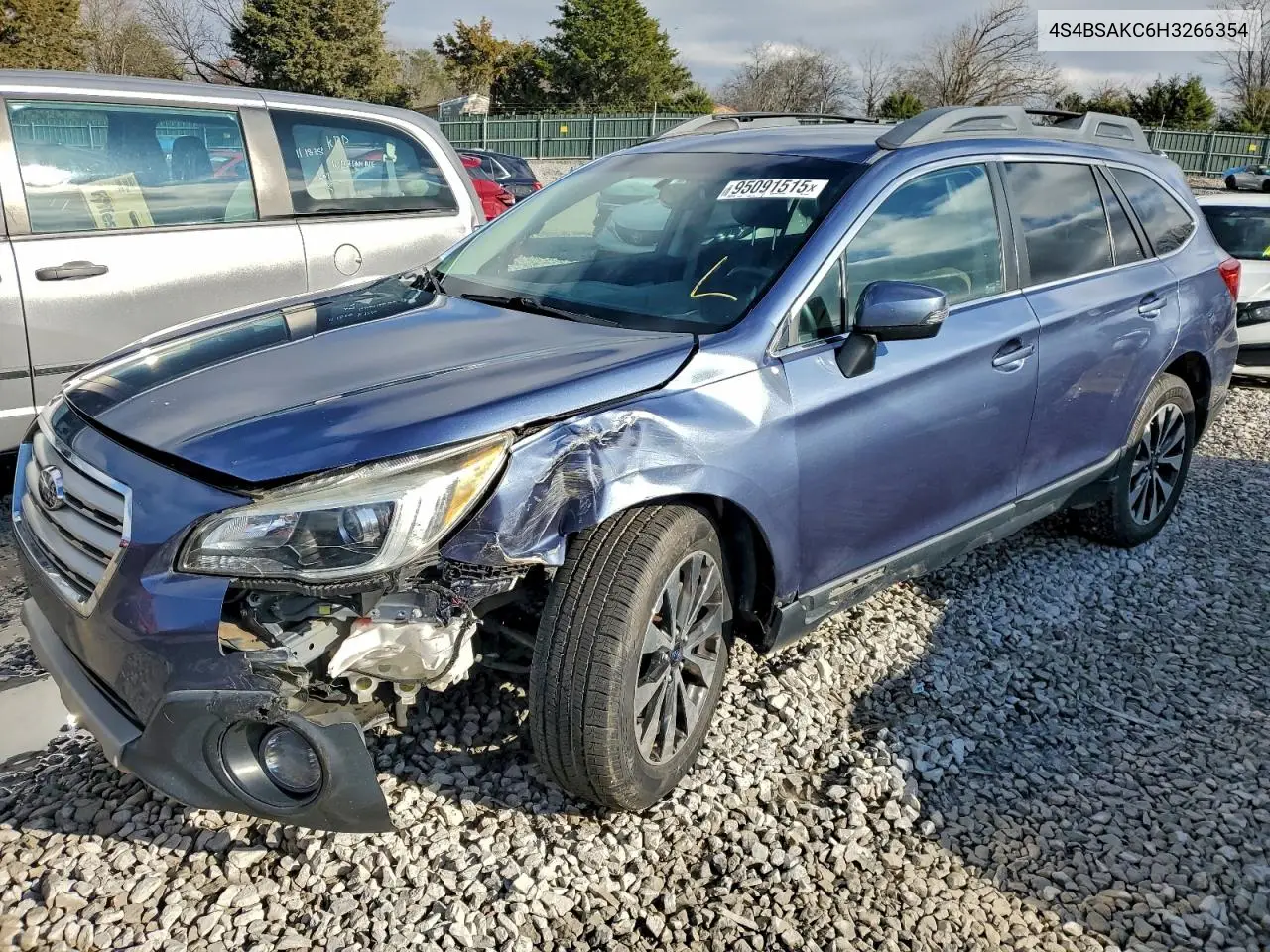 4S4BSAKC6H3266354 2017 Subaru Outback 2.5I Limited