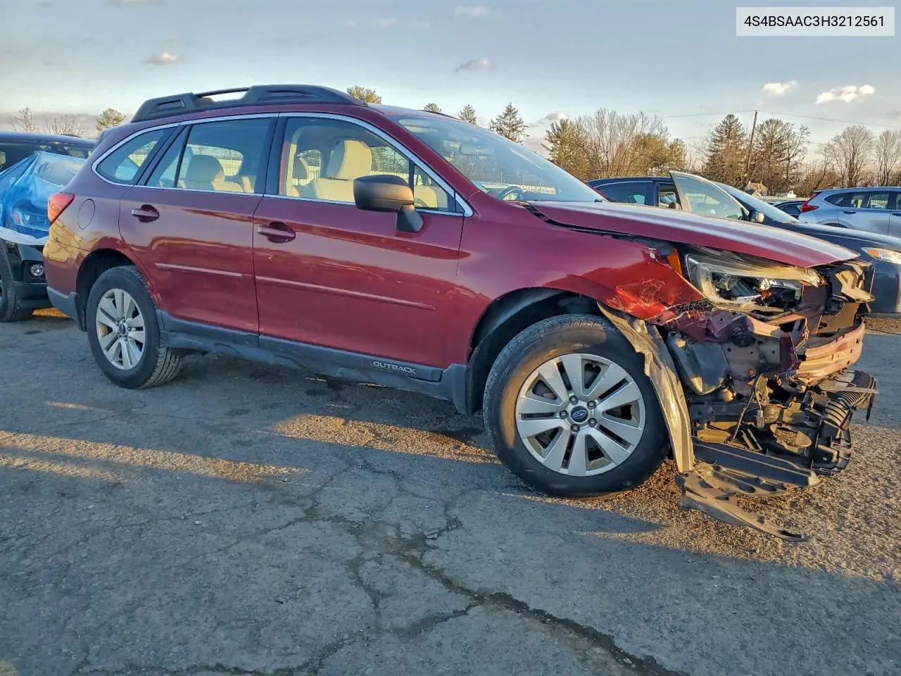 4S4BSAAC3H3212561 2017 Subaru Outback 2.5I