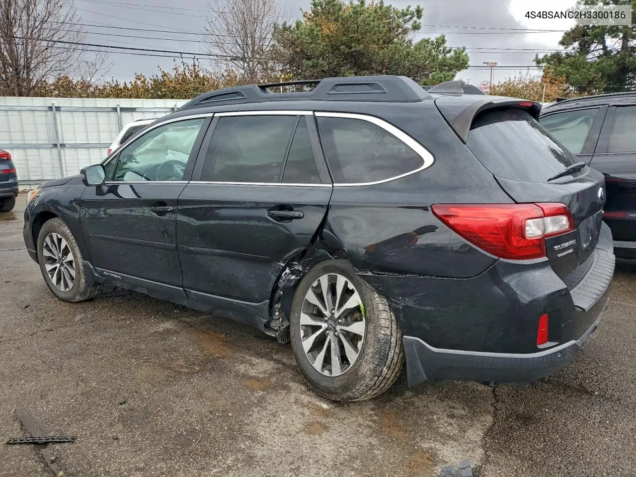4S4BSANC2H3300186 2017 Subaru Outback 2.5I Limited