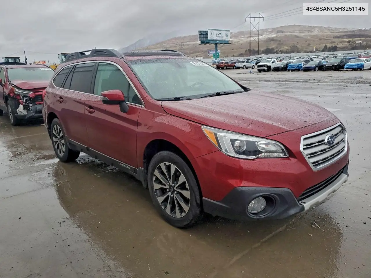 4S4BSANC5H3251145 2017 Subaru Outback 2.5I Limited