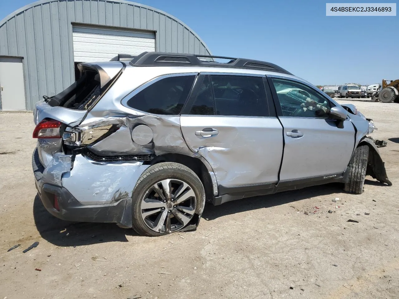 2018 Subaru Outback 3.6R Limited VIN: 4S4BSEKC2J3346893 Lot: 50881964