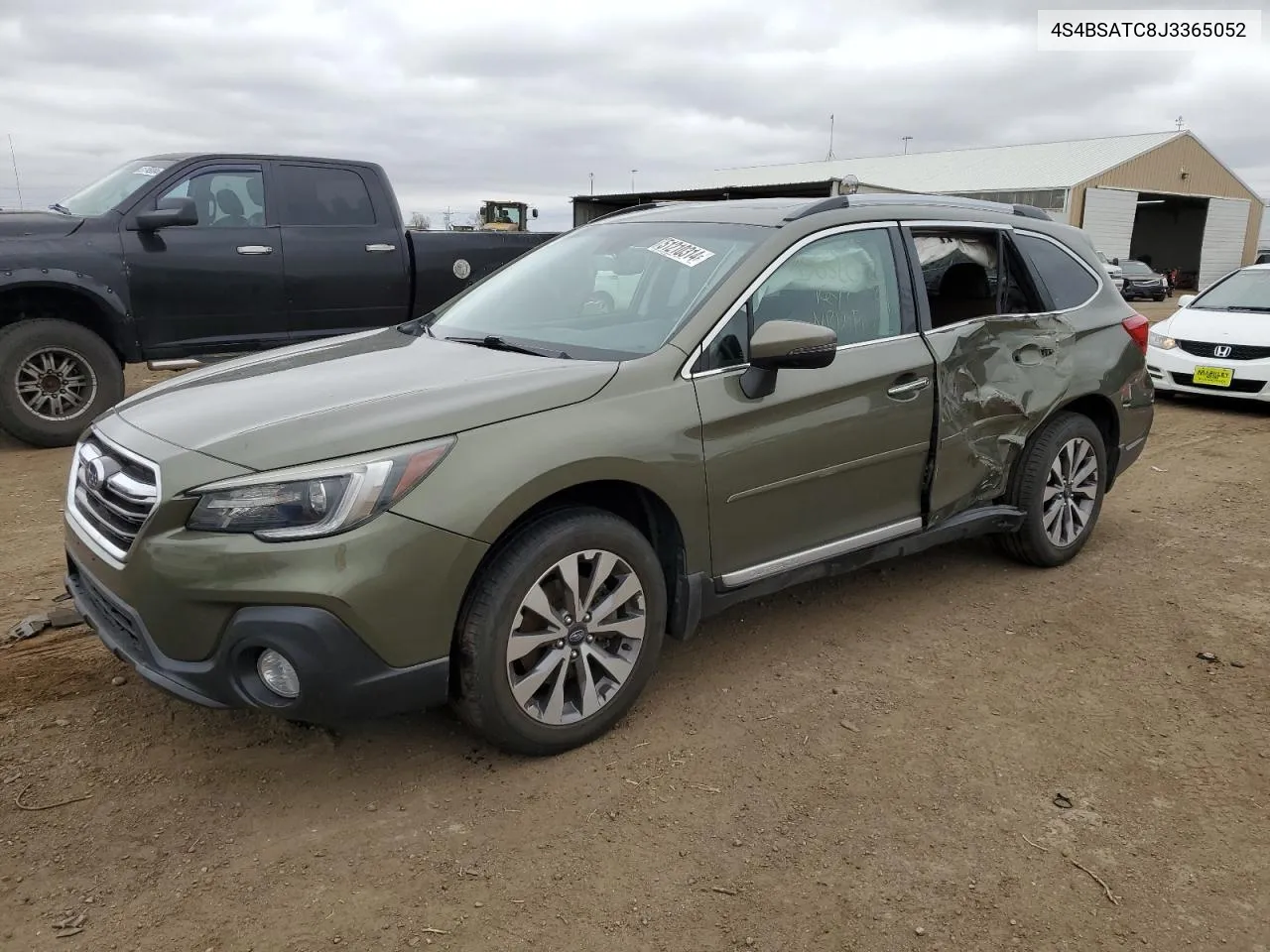 2018 Subaru Outback Touring VIN: 4S4BSATC8J3365052 Lot: 51210314