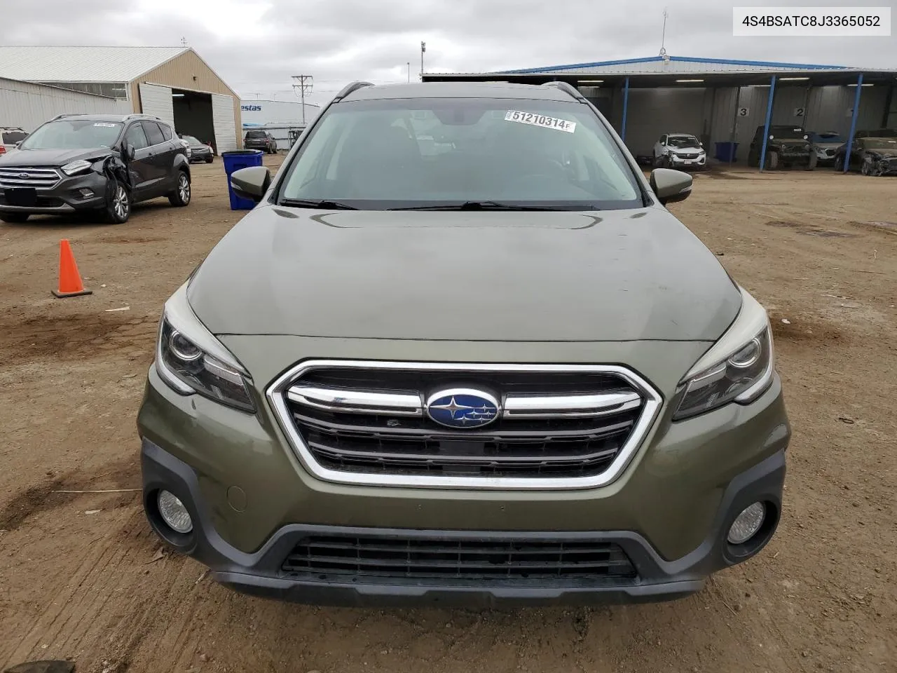 2018 Subaru Outback Touring VIN: 4S4BSATC8J3365052 Lot: 51210314