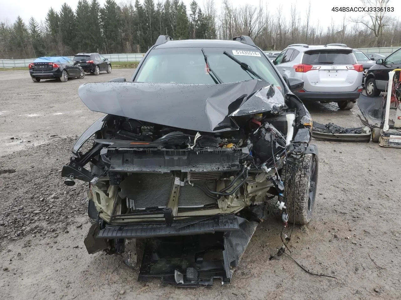 2018 Subaru Outback 2.5I Premium VIN: 4S4BSACCXJ3336183 Lot: 51435514