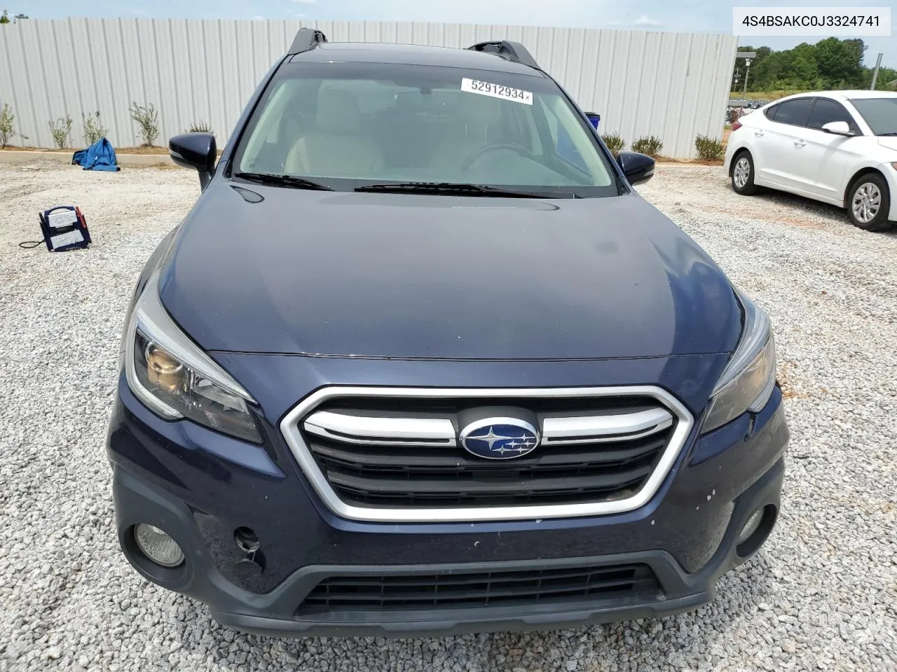 2018 Subaru Outback 2.5I Limited VIN: 4S4BSAKC0J3324741 Lot: 52912934