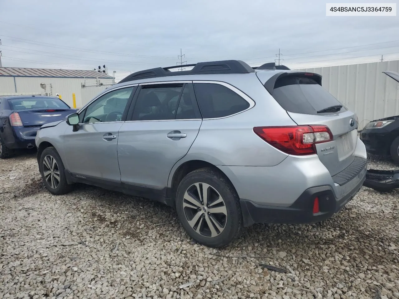 2018 Subaru Outback 2.5I Limited VIN: 4S4BSANC5J3364759 Lot: 54001774